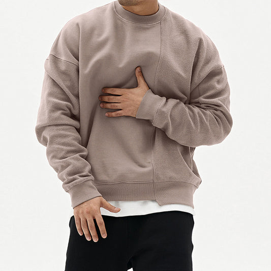 Men's Loose Fit Round Neck Pullover