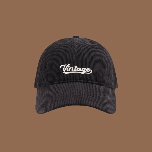 – All-Matching Corduroy Hat